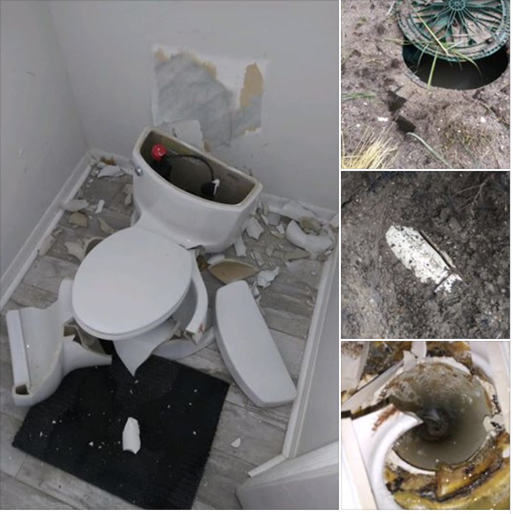 Florida couple’s toilet explodes after lightning reacts with gas in septic tank – Florida Weirdness